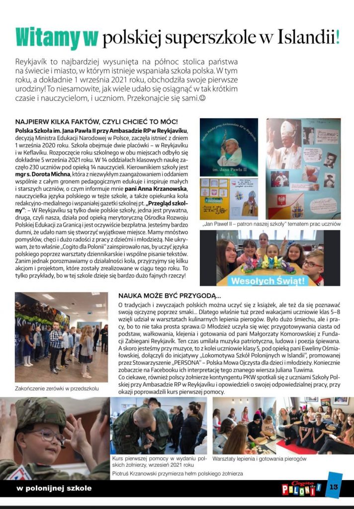 NAJNOWSZE WYDANIE „COGITO DLA POLONII”