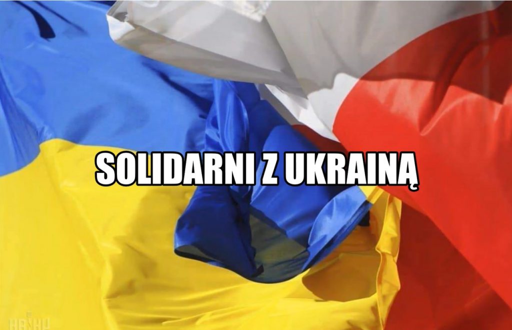 JESTEŚMY SOLIDARNI Z UKRAINĄ!