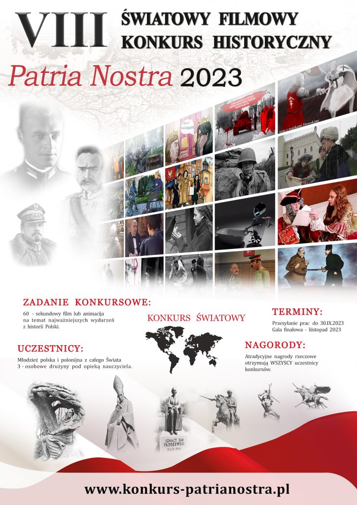 POLONIJNY KONKURS HISTORYCZNY „PATRIA NOSTRA” – zaproszenie do udziału